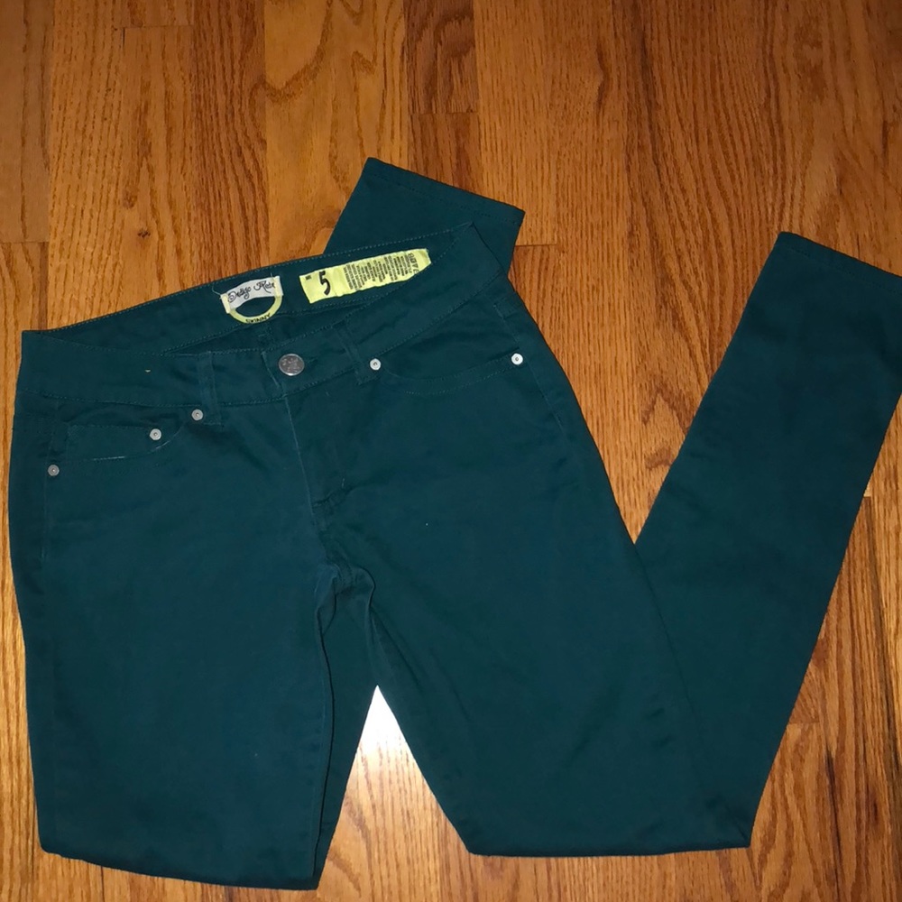 Indigo Rein Green Skinny Jeans